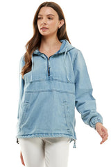 Ladies Pullover Denim Jacket