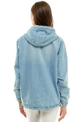 Ladies Pullover Denim Jacket