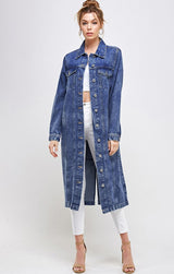 Ladies Duster Denim Jacket(JKL-4032)