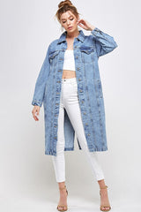 Ladies Duster Denim Jacket(JKL-4032)