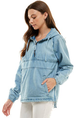 Women's Denim Jacket with Hoodies (OPEN PACK)